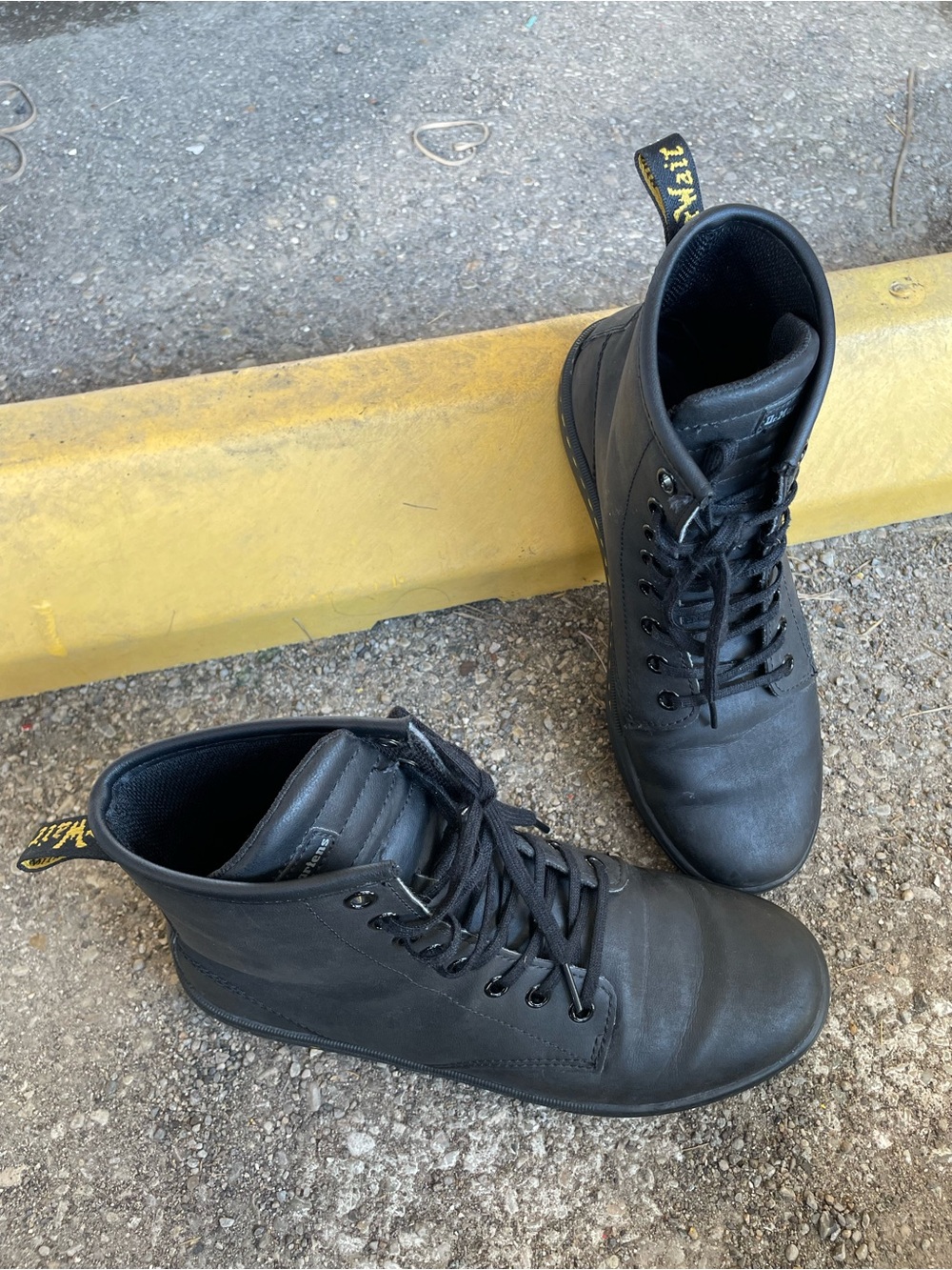 Dr. Martens  Black Leather Boots Women’s Size 7